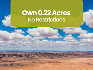 Own 0.22 Acres For Just $47/Down. No Restrictions, Buy Now