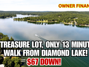 Buy 0.33 Acre Lot Between 2 Lakes For Just $67/Down