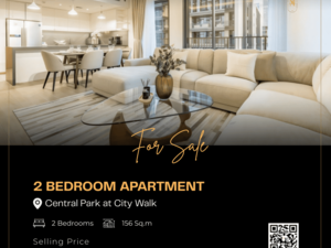 2-Bedroom Apartment For Sale in Central Park at City Walk 