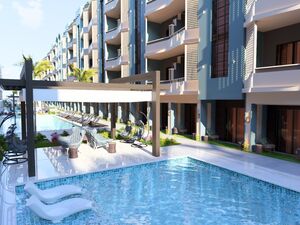 1BR Apartment 56Sqm direct on the pool