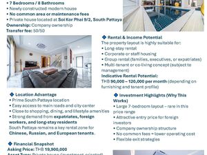 Newly Built Private House–Prime Location, South Pattaya, TH