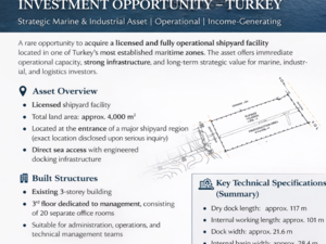 Licensed Operational Shipyard | Strategic Marine Asset