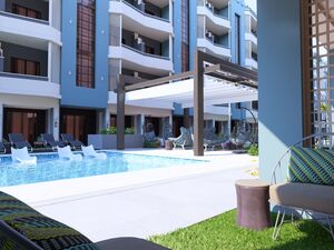 1BR Apartment 63Sqm Pool view by installment