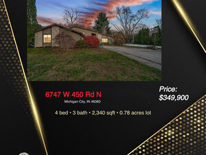 LUXURY TRI-LEVEL HOME FORSALE IN MICHIGAN CITY|SHIVA ESTATES