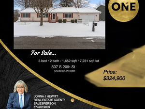 3 Bedroom Home in Duneland School System | Corner Lot & Move