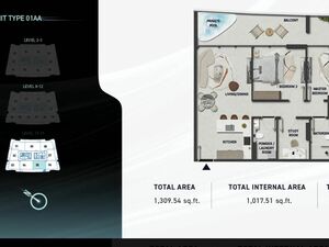 2 Bedroom Apartment with private pool at the balcony