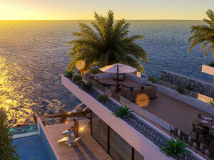 Beachfront 4-Bedroom-Apartment for sale in North Cyprus