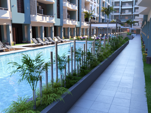 1bedroom apartment 59sqm pool &seaview for sale, in hurghada