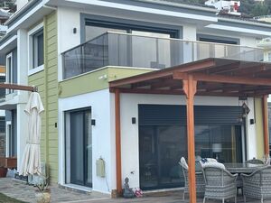 Designer villa with mountain location, sea view, and pool 