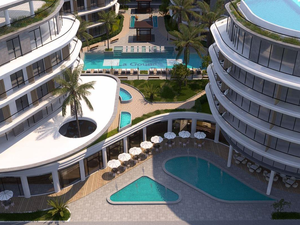 1bedroom apartment 65sqm street view for sale, in hurghada