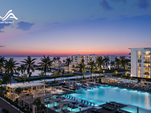 Beachfront 3-Bedroom-appartment  with sea view in El Mamsha 