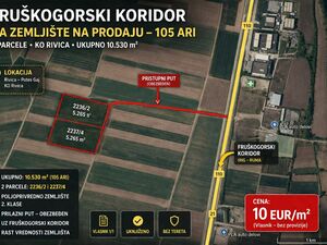 Two plots of land in Irig-Rivica for sale