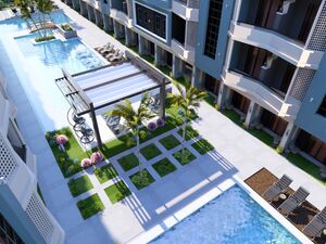 1BR Apartment 66sqm directly on the pool