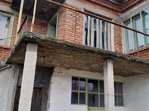 Мassive two-story house with for sale in the village of Leso