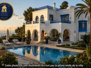 EXCEPTIONAL LUXURY VILLA FOR SALE – SIDI BOU SAÏD, TUNISIA