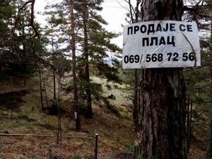 Land for sale in Divčibare