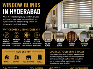window blinds in hyderabad