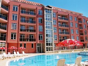 Spacious studio with balcony in Rainbow 2, Sunny Beach