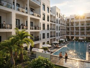 3BR Apartment directly on the pool