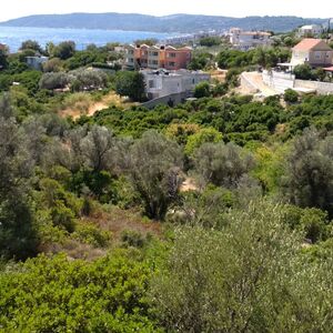 Plot of land, Greek island Chios, view of sea & Turkey