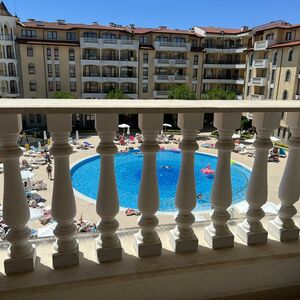 Pool view furnished 1-BR flat for sale Royal Sun Sunny beach