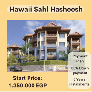 NEW 52m2 studio for sale in Hawaii Sahl Hasheesh