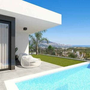 Property in Spain. New villa with sea views in Polop