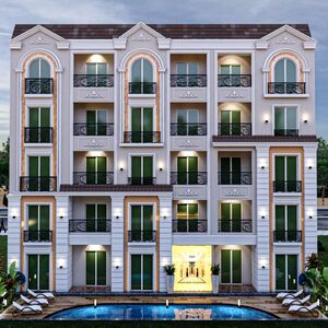 amazing apartment 68m2 street view Luxury finishing turn key