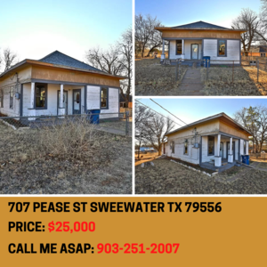 2 bedroom House for sale in Sweetwater Tx