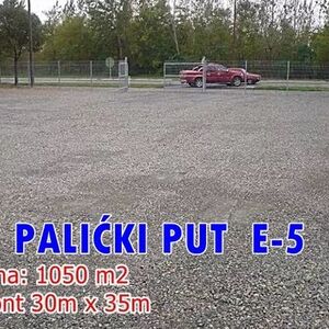 Construction plot, main road Subotica-Palic, 1050m2,Serbia