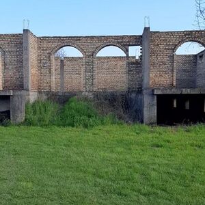 Land in Dobanovci with building under construction, Serbia