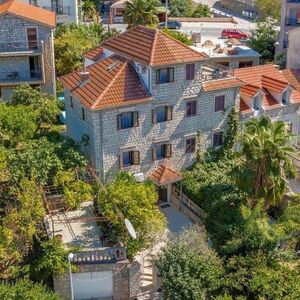 Semidetached stone house