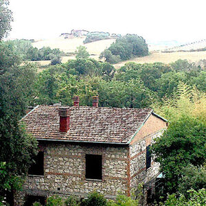 Stone farmhouse, Rapolano Terme, Siena, Toscana, Italy