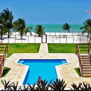 Tropical island beachfront 2 bed home, turnkey, for sale