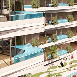 Luxury Apts in Dubai with private pools, 8 years finance