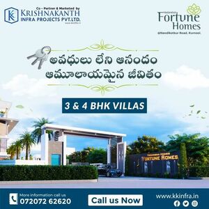 Explore Vedansha's Fortune Homes: Premium 3BHK and 4BHK Dupl
