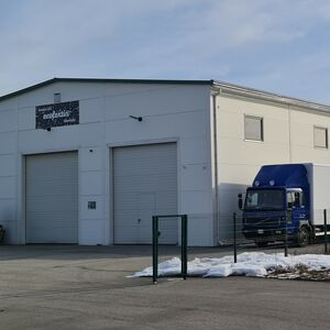 Modern production building 5km from the VIA Baltica route 