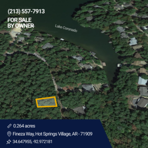 Lot in Hot Springs Village - Financed By Owner