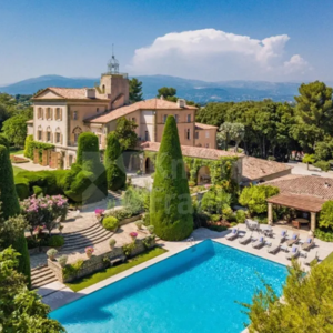 Valbonne : A Chateau With Sea Views For Sale