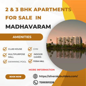 Unlocking the Potential: 2 & 3 BHK Apartments in Madhavaram 