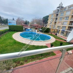 Pool view 1BR flat for sale Flores Park Sunny beach Bulgaria