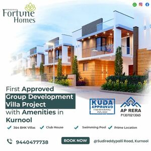 Premium Home Theater-equipped Duplex Villas Kurnool || Vedan