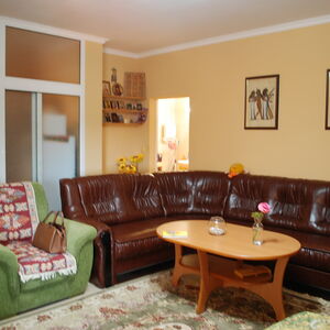 One-bedroom 100 sq.m. with two bathrooms and a sea view