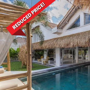 Cemagi, Unique 4BR Mediterranean Oasis on Bali's Coastline