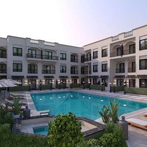 Studio 40m garden & pool view