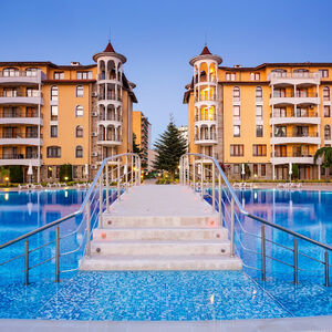 Excellent one-bedroom apartment in Royal Sun, Sunny Beach
