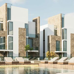  Apartment One Bedroom 78Sqm with Private Roof Pool View