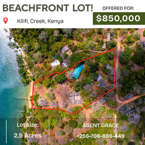 Beachfront Property For Sale In Kenya