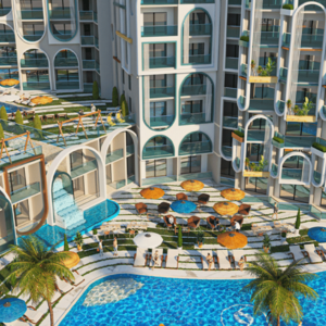 52m² studio, prime location, pool view, 35% Down Payment