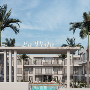 1-bedroom apt. 74 m. with a garden view in La Vista Magawish